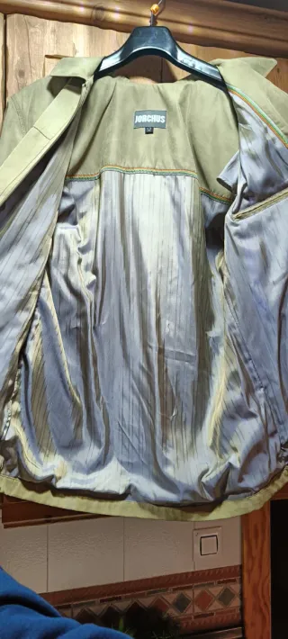 Chaqueta verde entretiempo hombre