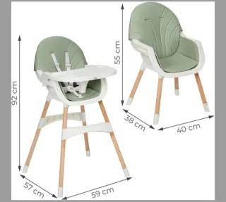 Trona bebé Babyworld verde