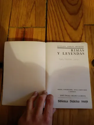 Rimas y Leyendas (Biblioteca Didactica Anaya) (...