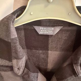 Camisa niño cuadros gris y negro