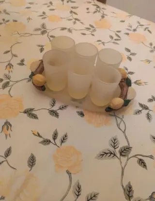Set 6 Bicchierini + Poggia Bicchieri Limoncello