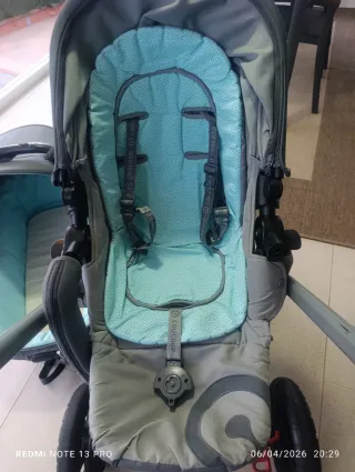 Carrito de bebé Concord + capazo + cambiador