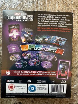 Marvel Cinematic Universe Fase 1 y 2 Blu-ray