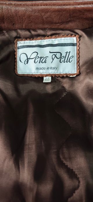 Chaqueta de cuero Vera Pelle Marrón