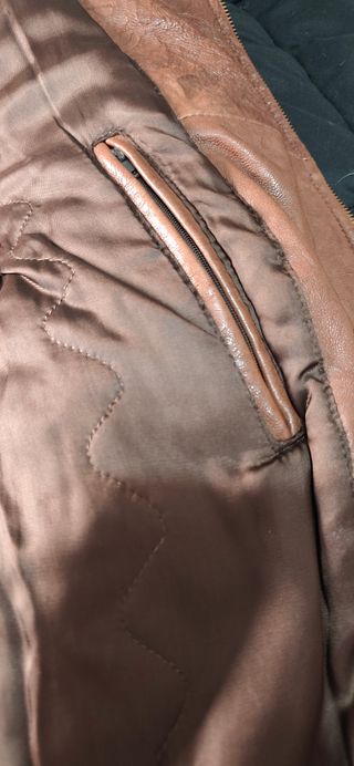 Chaqueta de cuero Vera Pelle Marrón