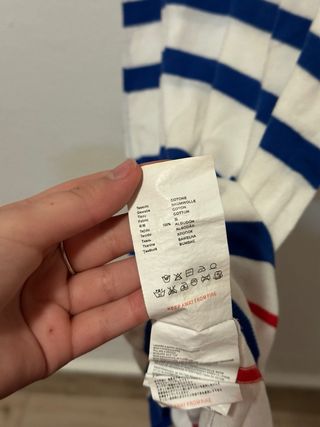 Vestido Geox listrado 10 anos