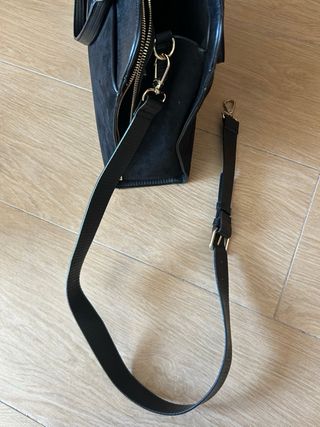 Bolso shopper Parfois negro, para portátil