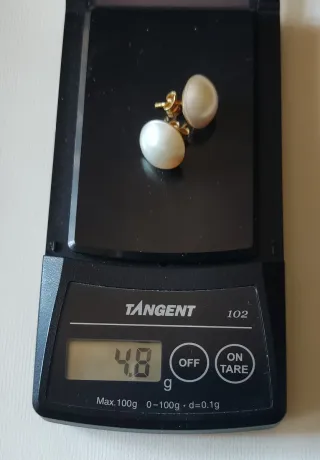 Pendientes Perlas Cultivadas Oro.