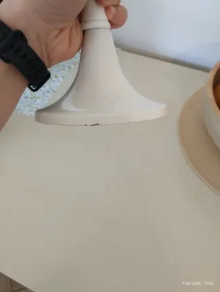 Candelabro bianco 5 bracci