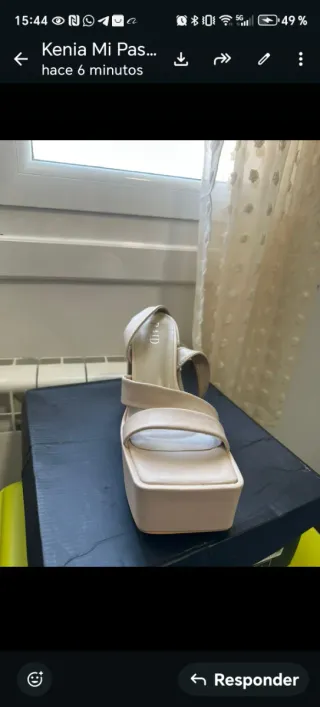 Botas de cuero burdeos talla 37