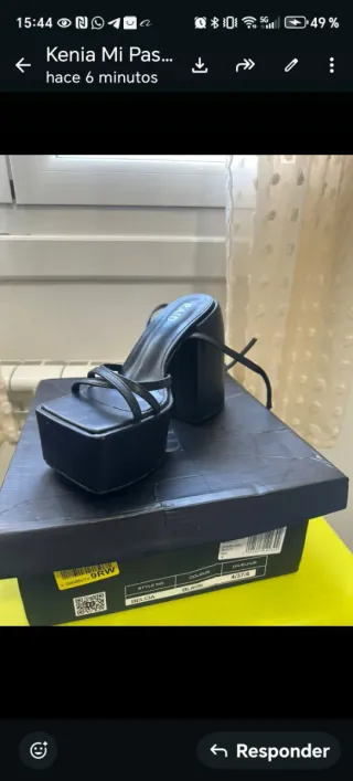 Botas de cuero burdeos talla 37