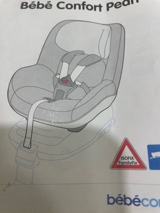 Silla BebéConfort Pearl + Base Isofix Family fix