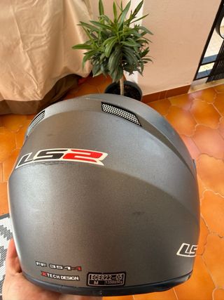 Casco integral LS2 gris