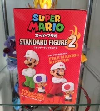Super Mario Standard Figure 2 Mario Fire & Kinopio