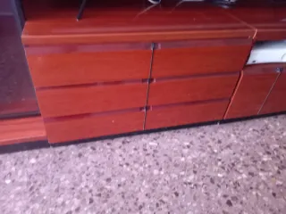 Mueble de salón madera de bubinga