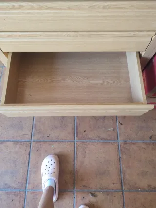 Cajonera de madera para armario de madera de roble