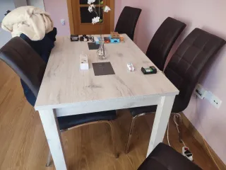 Comedor Completo Moderno Como Nuevo