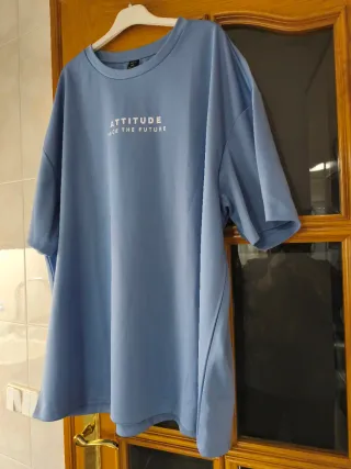 Camiseta Azul Tallas Grandes XXXL