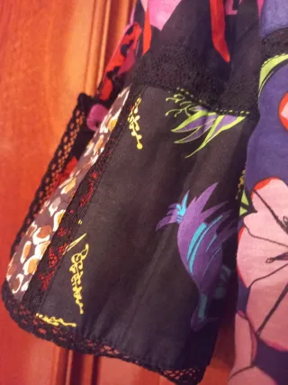 Camisa estampada multicolor