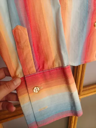 Camisa Cold Alaska Talla S Rayas