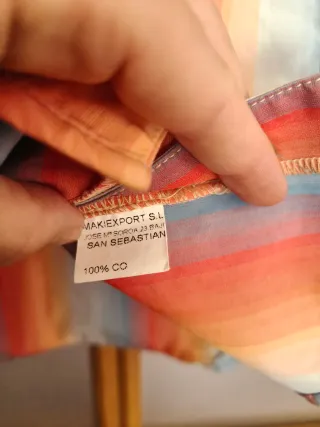 Camisa Cold Alaska Talla S Rayas