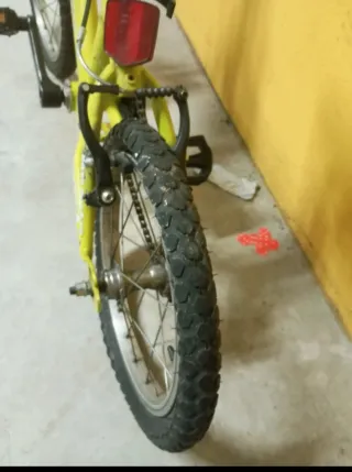 Bicicleta Orbea infantil amarilla