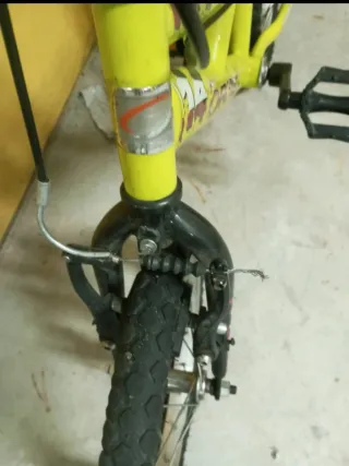 Bicicleta Orbea infantil amarilla