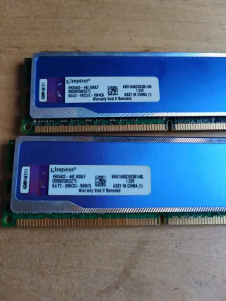 Pack 2 x Kingston DDR3 4GB RAM