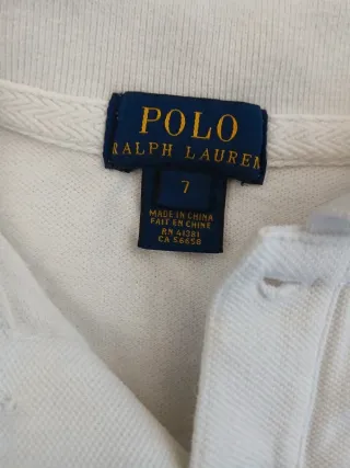 Polo Ralph Lauren manica lunga bimbo 7 anni