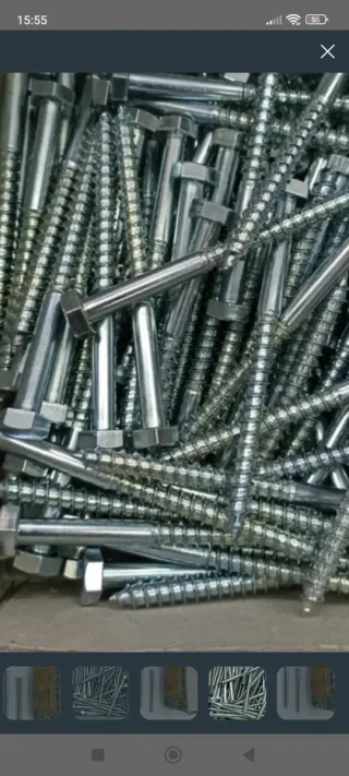 Tornillos Barraquero 7x90 (100 uds)