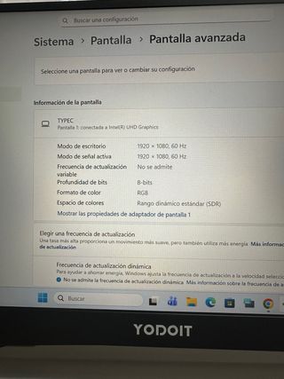 Monitor Portátil Yodoit 15.6 Full HD HDR 675065