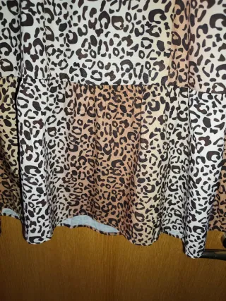 Vestido estampado leopardo