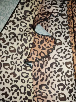 Vestido estampado leopardo