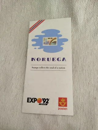 Folleto Expo 92 Noruega
