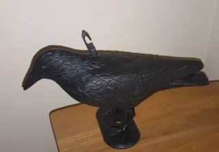 Deterrente per piccioni a forma di corvo. Nuovo