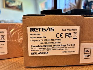 6 Walkie Talkies Retevis: 3xRT619+3xRT24