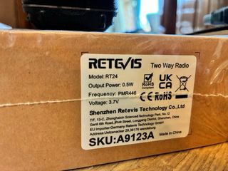 6 Walkie Talkies Retevis: 3xRT619+3xRT24