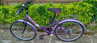 Bicicleta Morada Infantil