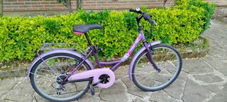 Bicicleta Morada Infantil