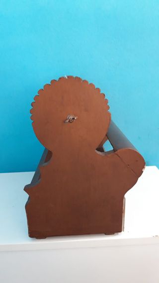 Bolillero de madera antiguo