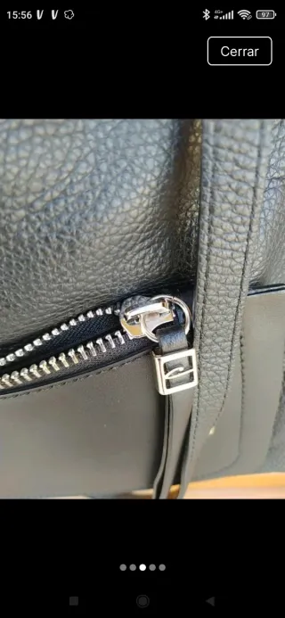 Bolso Gianni Chiarini Negro Piel