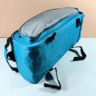 Bolsa portaequipajes para bicicleta azul