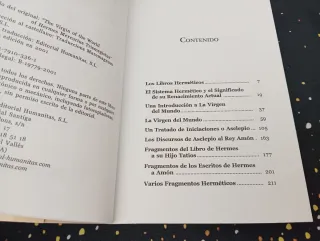 Conjunto de 2 libros, colección Hermética