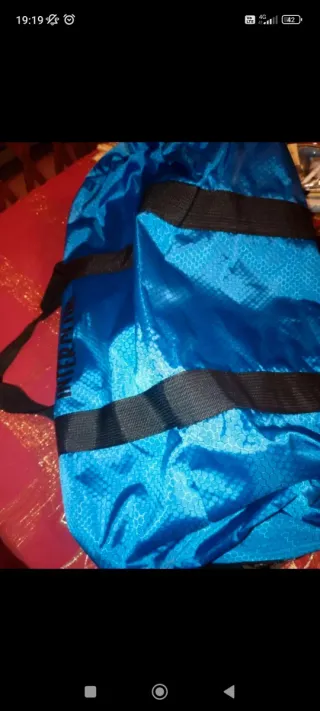 Borsa sportiva blu Inter