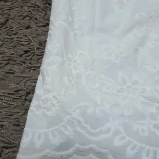 Vestido blanco Mango bordado