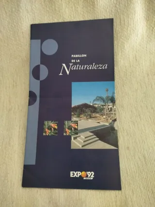 Folleto Expo 92 Sevilla Pabellón Naturaleza
