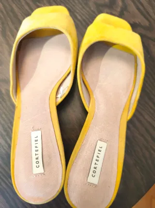 Sandalias mules Cortefiel