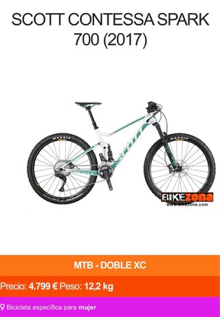 Scott Spark Doble Suspensión Shimano Deore