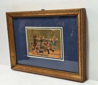 Cromolitografia pubblicitaria Chocolaterie Angevin