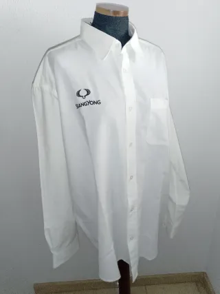 Lote de 2 Camisas Oficiales SsangYong Blancas